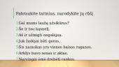 Sakinio dalys ir jų raiška - veiksnys ir tarinys 9 puslapis