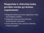 Laukų poveikis gyviesiems organizmams 5 puslapis