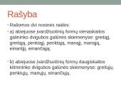 Įvardžiuotinių formų galūnių rašyba 3 puslapis