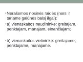 Įvardžiuotinių formų galūnių rašyba 5 puslapis