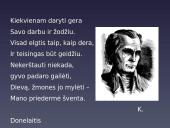 Kristijono Donelaičio „Metų” išmintis 2 puslapis