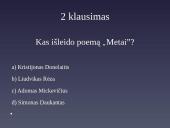 Kristijono Donelaičio „Metų” išmintis 9 puslapis