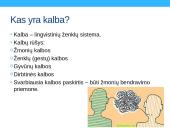Kalba – gyvas organizmas 2 puslapis