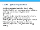 Kalba – gyvas organizmas 3 puslapis