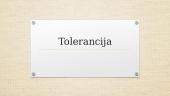Tolerancija bei tolerancijos tipai