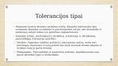 Tolerancija bei tolerancijos tipai 4 puslapis