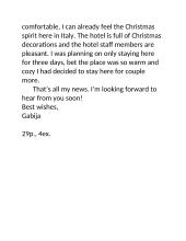 Letter about holiday 2 puslapis