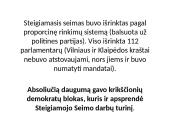 Steigiamasis seimas ir jo darbai. Klaipėdos prijungimas  9 puslapis