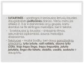 Ypatingas žanras - sutartinės 2 puslapis