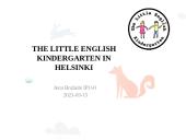 The Little English Kindergarten in Helsinki