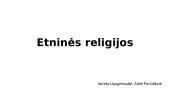 Etninės religijos