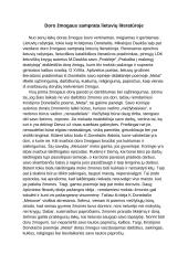 Doro žmogaus samprata lietuvių literatūroje (Donelaitis, Daukša)