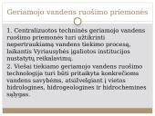 Vandens ruoša miesto geriamajam vandeniui (kursinio darbo skaidrės) 12 puslapis