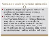 Vandens ruoša miesto geriamajam vandeniui (kursinio darbo skaidrės) 14 puslapis