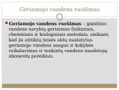 Vandens ruoša miesto geriamajam vandeniui (kursinio darbo skaidrės) 8 puslapis