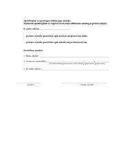 Prašymas įregistruoti / išregistruoti juridinį faktą 2 puslapis