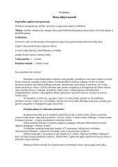 Projektas "Metų laikų karuselė"