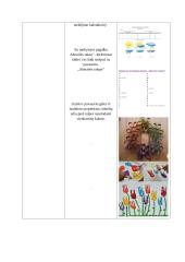 Vaikų gebėjimų pasiekimų sritys. Pamokos planas 4 puslapis