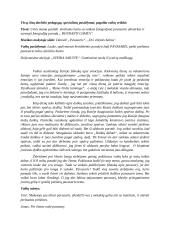 Vaikų gebėjimų pasiekimų sritys. Pamokos planas 5 puslapis