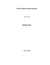 Kraujas, kraujo reikšmė
