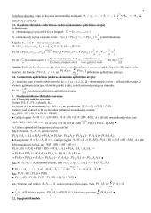 Tikimybių teorijos medžiaga ir formulės 2 puslapis