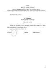 Charakteristika ir veiklos dokumentai: prekyba buities technika 12 puslapis