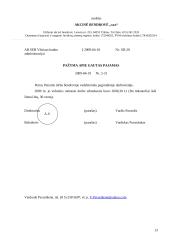 Charakteristika ir veiklos dokumentai: prekyba buities technika 13 puslapis