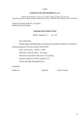 Charakteristika ir veiklos dokumentai: prekyba buities technika 15 puslapis