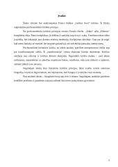 F. Kafka "Laiškas tėvui" 3 puslapis