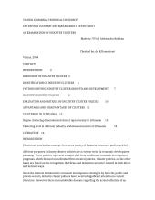 An examination of industry clusters