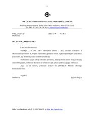 Įmonės charakteristika ir veiklos dokumentai: UAB "Alytaus regiono atliekų tvarkymo centras" 15 puslapis