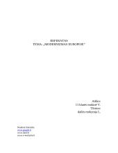 Modernizmas Europoje 9 puslapis