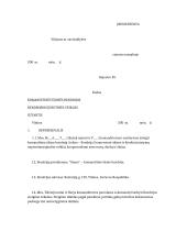 KŪB veiklos sutartis