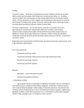 Personalo organizavimo turinys ir įgyvendinimas įmonėje