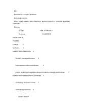 Strateginio marketingo samprata, marketingo strategijos formavimo procesai