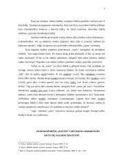 Semantizmo vartosena dabartinėje lietuvių kalboje 5 puslapis