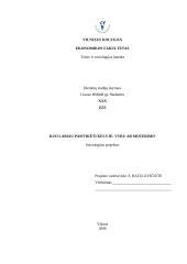 Sociologijos projektas: vairuojančios moterys