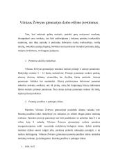 Sveikatos ugdymas: Vilniaus Žvėryno gimnazijos darbo rėžimo įvertinimas 2 puslapis