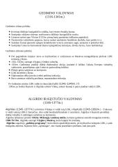 Mindaugo, Gedimino, Algirdo, Kęstučio bei Jogailos valdymas 3 puslapis