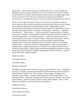 S. Gedos poemos “Strazdas” analizė-interpretacija