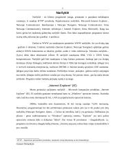 Interneto naršyklės. Privalumai, trūkumai, skirtumai 4 puslapis