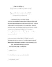 Finansų analizė. Paskaitų konspektas