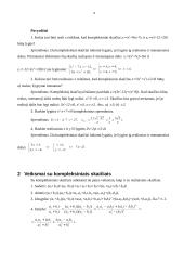 Kompleksiniai skaičiai. Kompleksinių skaičių geometrinis vaizdavimas 2 puslapis
