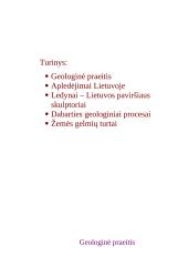 Lietuvos geologija 2 puslapis