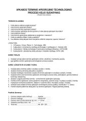 Apkabos terminio apdorojimo technologinio proceso kelias 2 puslapis