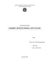 Darbo jėgos rinka Lietuvoje