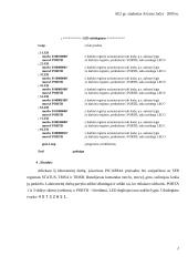 Duomenų išvedimas į mikrokontrolerio prievadus 2 puslapis