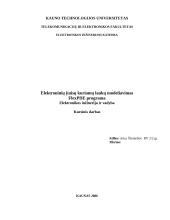Elektroninių įtaisų kuriamų laukų modeliavimas FlexPDE programa