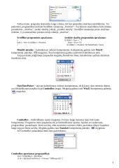 Objektinis programavimas - meniu komandos 4 puslapis
