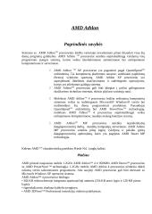 AMD. Procesoriai ir naujovės 3 puslapis
